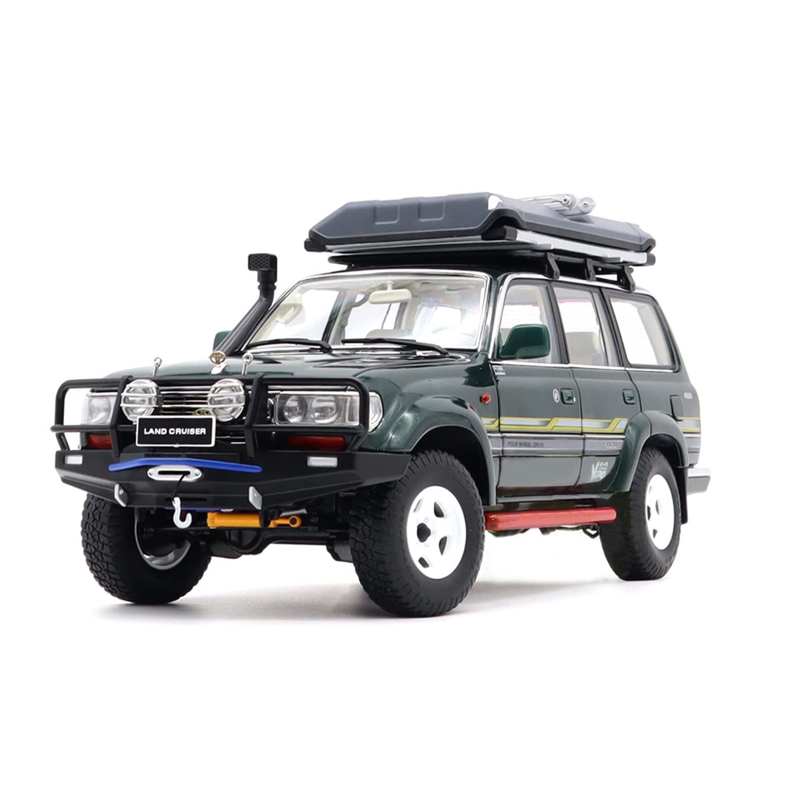 Amazon | 1:18 ランドクルーザー-80に最適 LC80 ダイキャストモデル 車